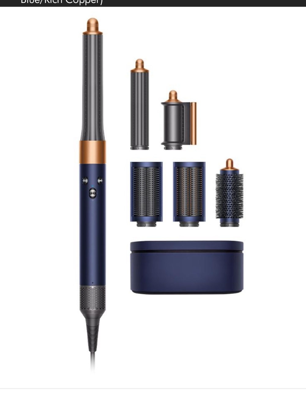 Dyson Multi-Attachment Styler in Navy and Copper